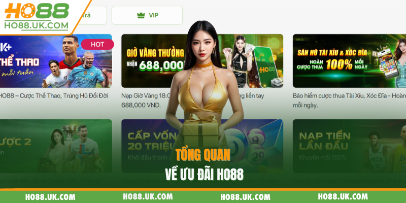 Tổng quan về ưu đãi HO88